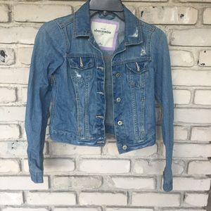 Abercrombie kids jean jacket